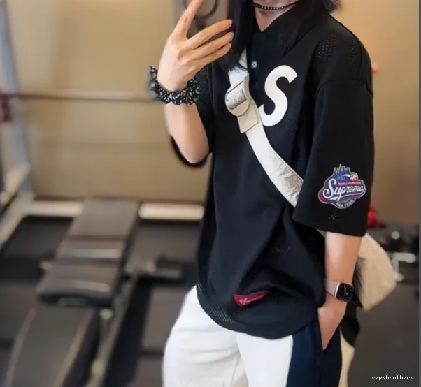 S BASEBALL ¥209 24FW HENLEY LOGO TEE 0617